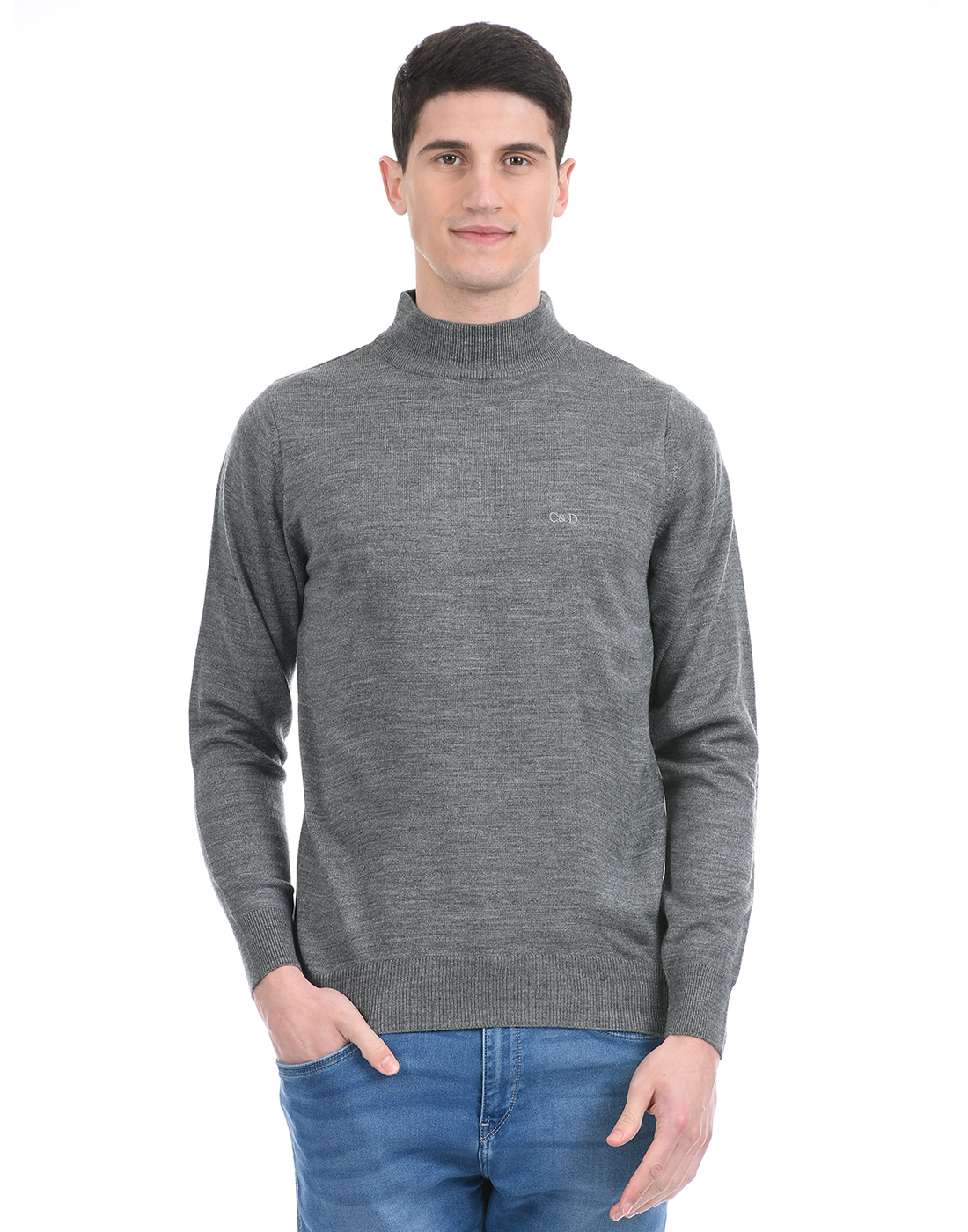 Cloak & Decker by Monte Carlo Men Light Grey Pullover